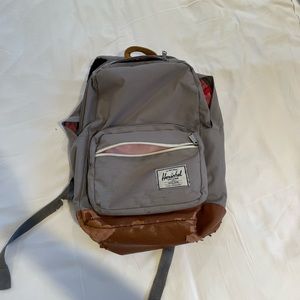 Grey Herschel backpack
